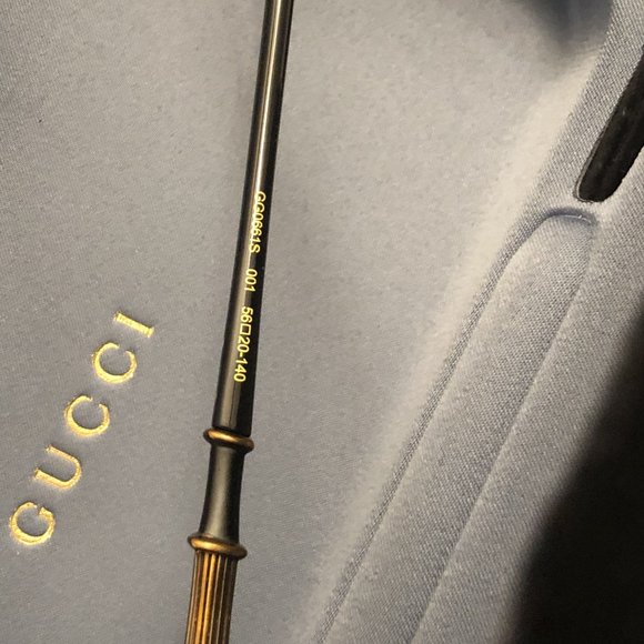 GUCCI Gorgeous Sunglasses Bamboo Design Cat-Eye Frame GG0661S NEW w Box & Bags - Picture 4 of 6